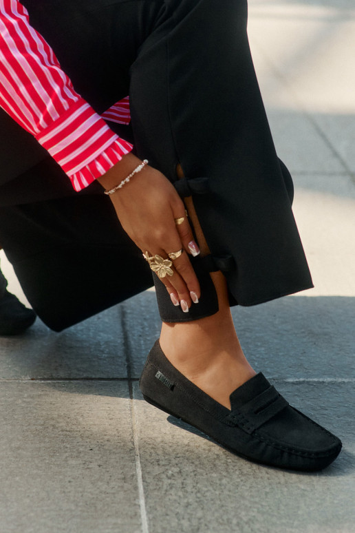 Zomšiniai mokasinai Big Star RR274948 juodos spalvos