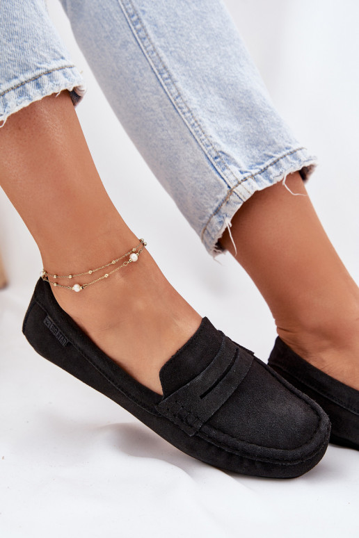 Zomšiniai mokasinai Big Star RR274948 juodos spalvos