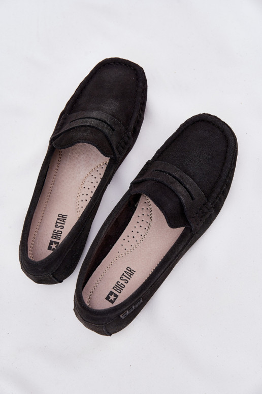 Zomšiniai mokasinai Big Star RR274948 juodos spalvos