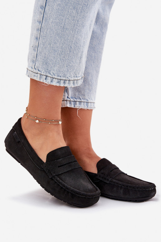 Zomšiniai mokasinai Big Star RR274948 juodos spalvos
