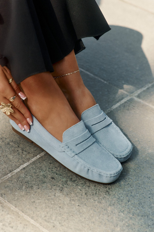 Zomšiniai mokasinai Big Star RR274943 mėlynos spalvos Zomšiniai mokasinai Big Star RR274943 mėlynos spalvos