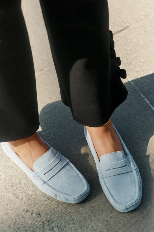 Zomšiniai mokasinai Big Star RR274943 mėlynos spalvos Zomšiniai mokasinai Big Star RR274943 mėlynos spalvos