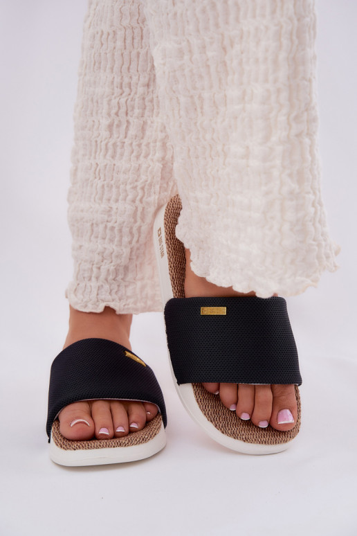 Moteriškos šlepetės Big Star RR274A108 juodos spalvos