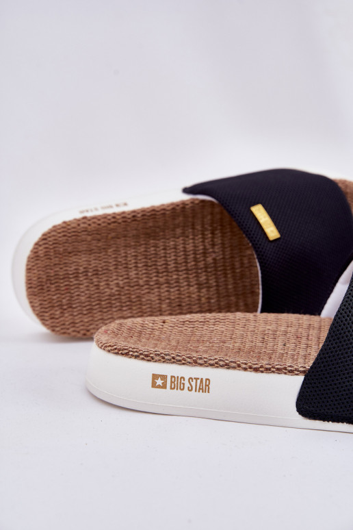 Moteriškos šlepetės Big Star RR274A108 juodos spalvos