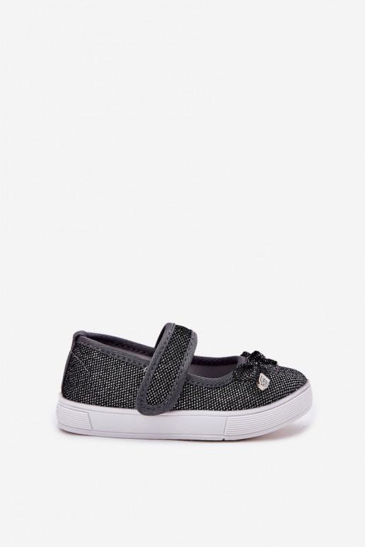 vaikiškos balerinukės su kaspinais juodos spalvos Amirinas