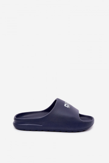 Lengvos šlepetės Šlepetės Vyriški Z Logo Big Star RR174A014 tamsiai mėlynos spalvos 2