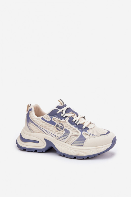 Sneakers modelio batai Moteriškas Big Star RR274A190 mėlynos spalvos