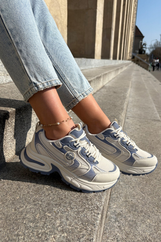 Sneakers modelio batai Moteriškas Big Star RR274A190 mėlynos spalvos