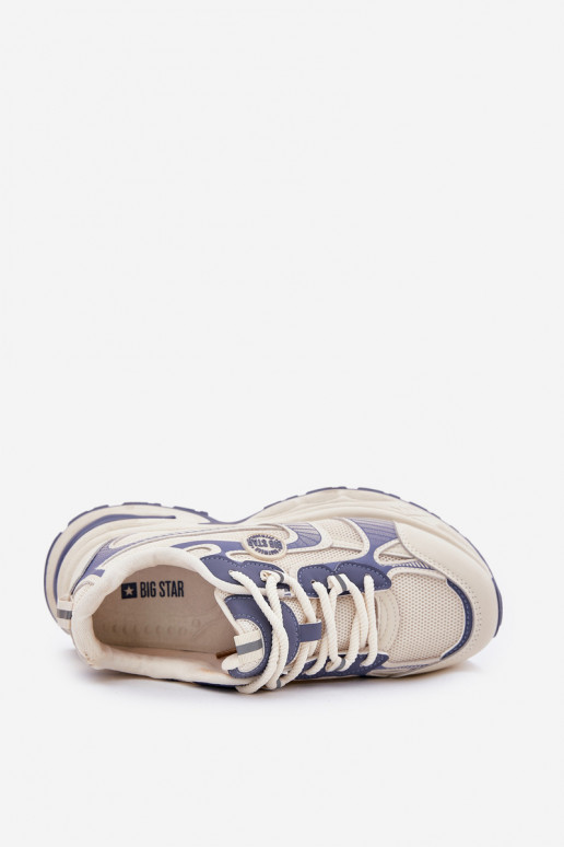 Sneakers modelio batai Moteriškas Big Star RR274A190 mėlynos spalvos