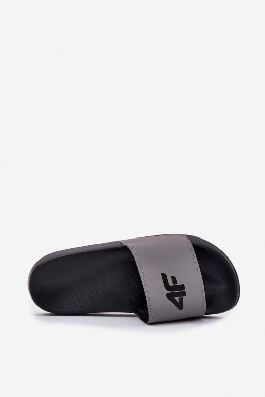 Šlepetės Vyriški 4F 4FRMM00FSLIM011-25S pilkos spalvos