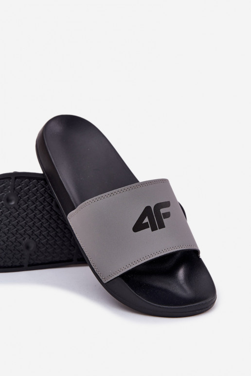 Šlepetės Vyriški 4F 4FRMM00FSLIM011-25S pilkos spalvos