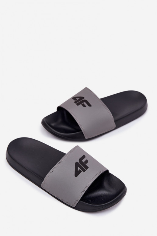 Šlepetės Vyriški 4F 4FRMM00FSLIM011-25S pilkos spalvos