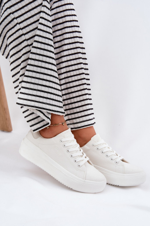  Laisvalaikio bateliai su platforma Big Star RR274463 baltos spalvos