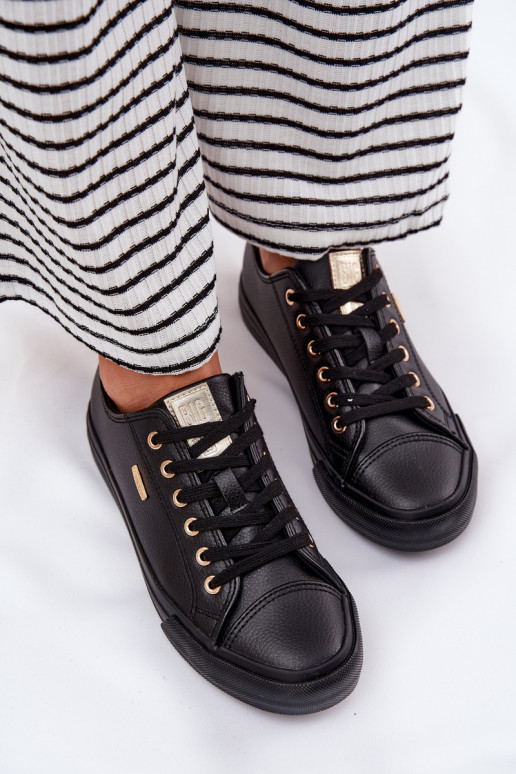 Laisvalaikio bateliai iš eko odos Big Star RR274749 juodos spalvos