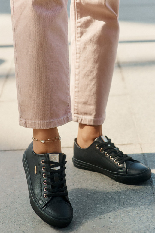 Laisvalaikio bateliai iš eko odos Big Star RR274749 juodos spalvos