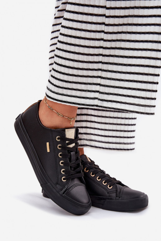 Laisvalaikio bateliai iš eko odos Big Star RR274749 juodos spalvos