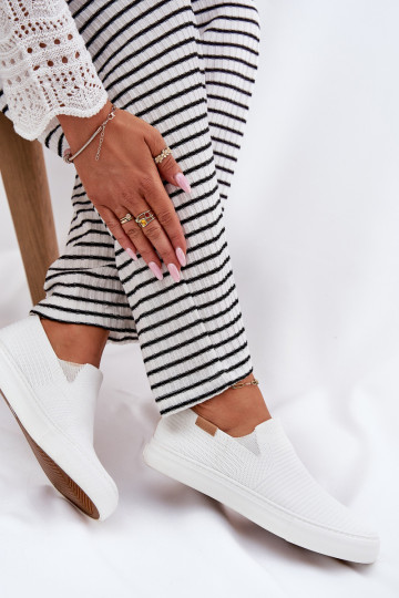 Laisvalaikio bateliai Slip-On Big Star RR274717 baltos spalvos 2