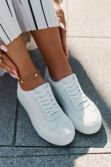 Laisvalaikio bateliai su platforma Big Star RR274337 baltos spalvos