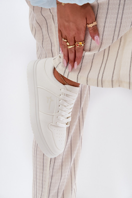 Sneakers modelio batai Moteriškas Big Star RR274A241 HI-POLY SYSTEM baltos spalvos