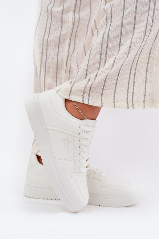 Sneakers modelio batai Moteriškas Big Star RR274A241 HI-POLY SYSTEM baltos spalvos