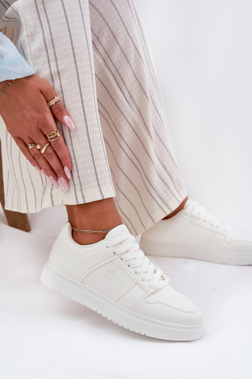 Sneakers modelio batai Moteriškas Big Star RR274A241 HI-POLY SYSTEM baltos spalvos