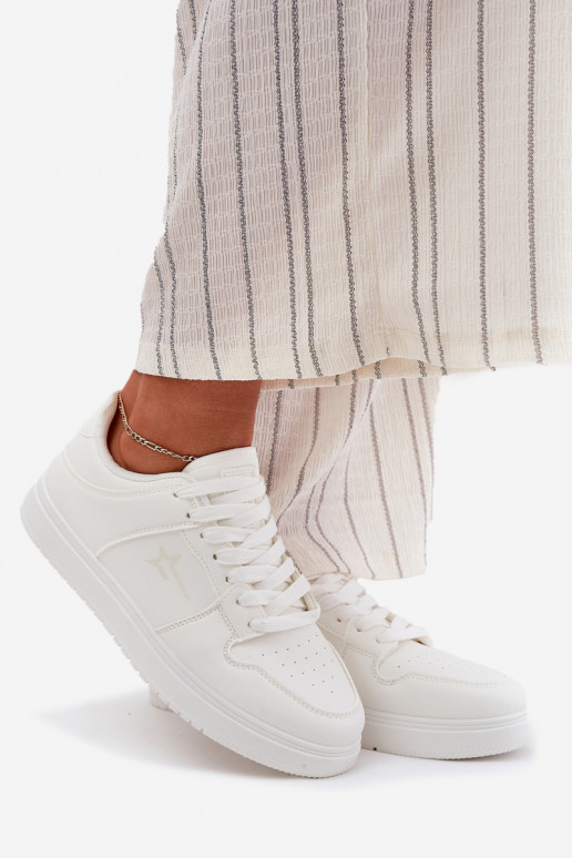 Sneakers modelio batai Moteriškas Big Star RR274A241 HI-POLY SYSTEM baltos spalvos