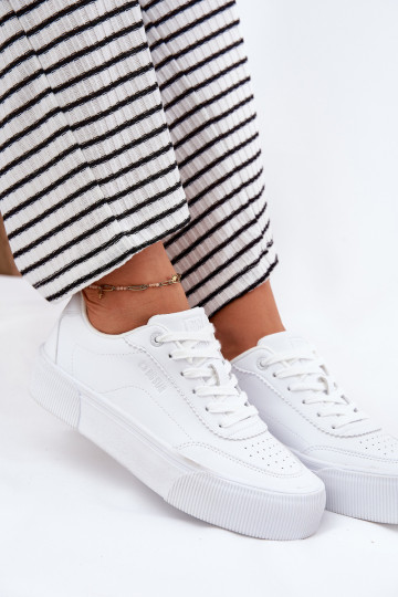 Žemas Sneakers modelio batai iš eko odos Big Star RR274303 baltos spalvos 2