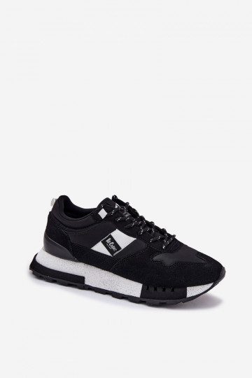 Sneakers modelio batai Vyriški su platforma Lee Cooper LCJ-25-03-3378M juodos spalvos
