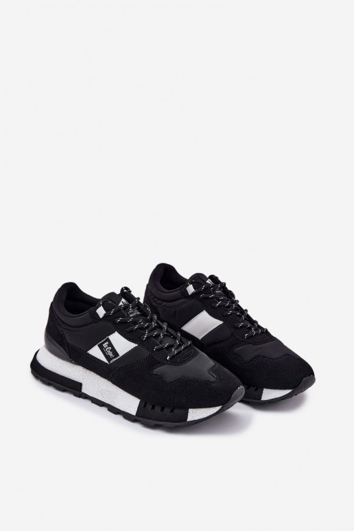 Sneakers modelio batai Vyriški su platforma Lee Cooper LCJ-25-03-3378M juodos spalvos