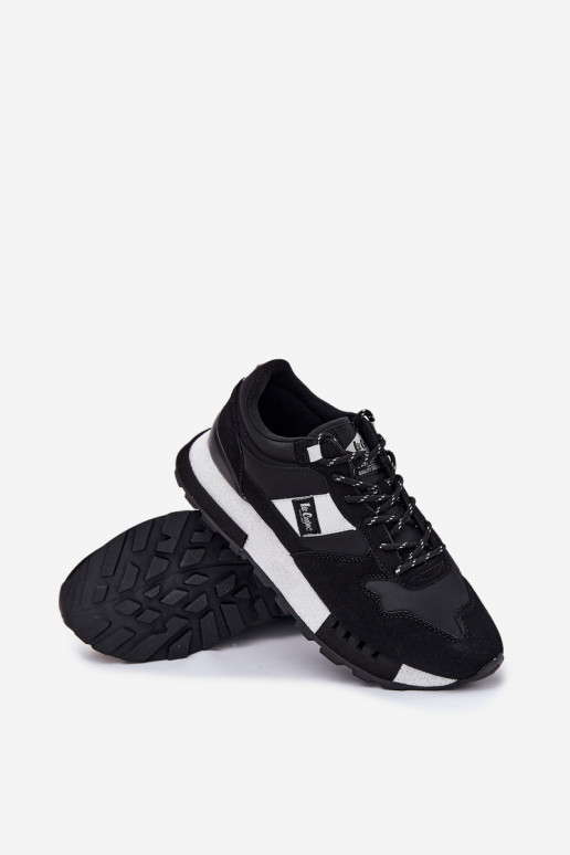 Sneakers modelio batai Vyriški su platforma Lee Cooper LCJ-25-03-3378M juodos spalvos