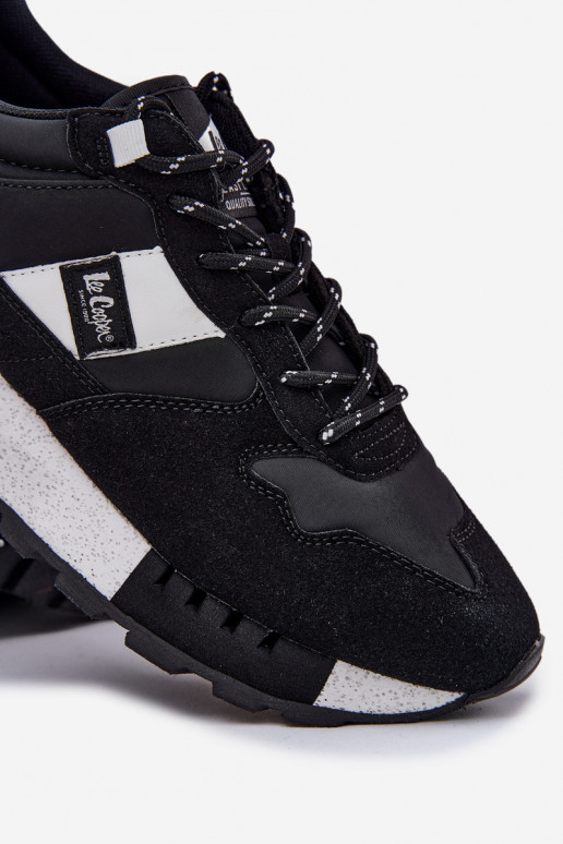 Sneakers modelio batai Vyriški su platforma Lee Cooper LCJ-25-03-3378M juodos spalvos