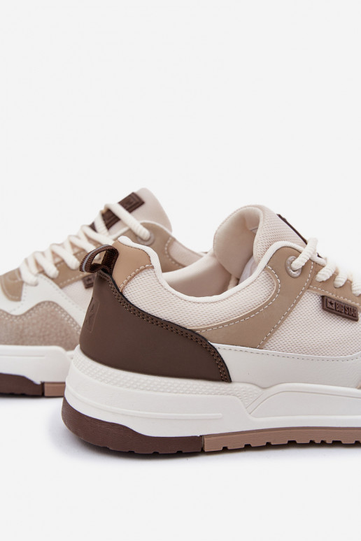 Sneakers modelio batai Vyriški Big Star RR174604 smėlio spalvos