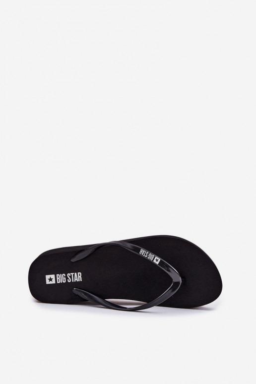 Šlepetės Šlepetės Moteriškas Ant pleišto Big Star RR274A549 juodos spalvos