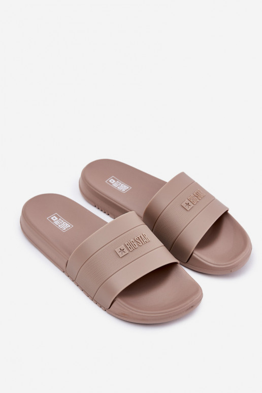 Šlepetės Vyriški Big Star RR174A048 smėlio spalvos