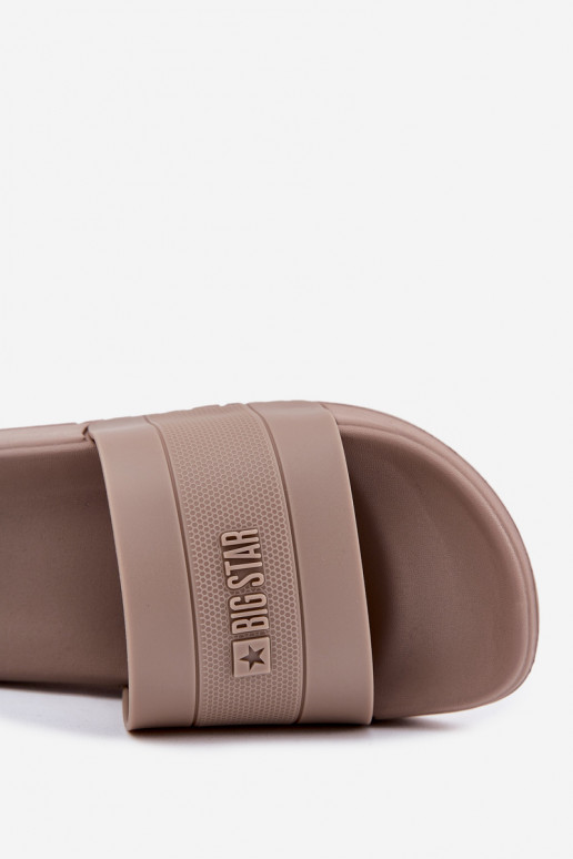 Šlepetės Vyriški Big Star RR174A048 smėlio spalvos