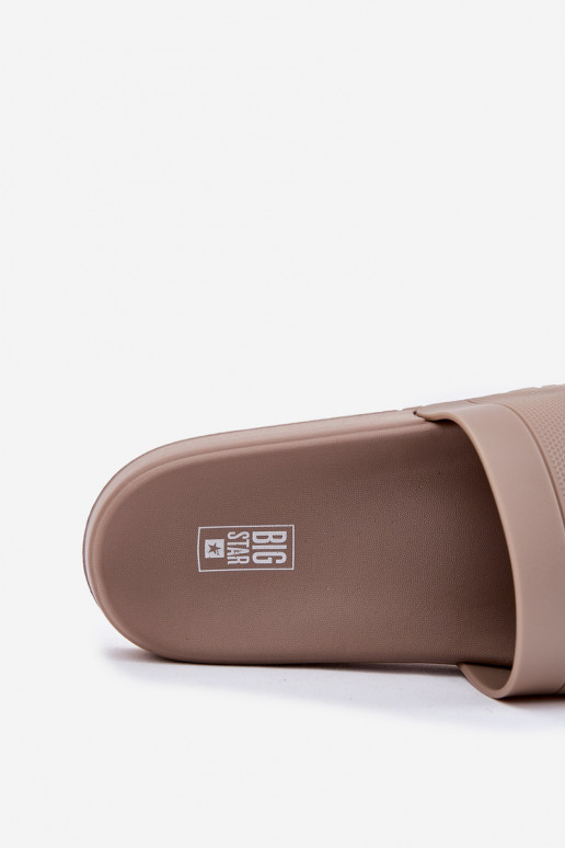 Šlepetės Vyriški Big Star RR174A048 smėlio spalvos