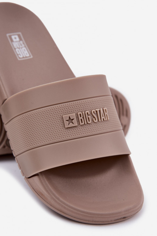 Šlepetės Vyriški Big Star RR174A048 smėlio spalvos