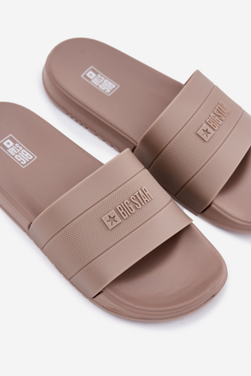 Šlepetės Vyriški Big Star RR174A048 smėlio spalvos