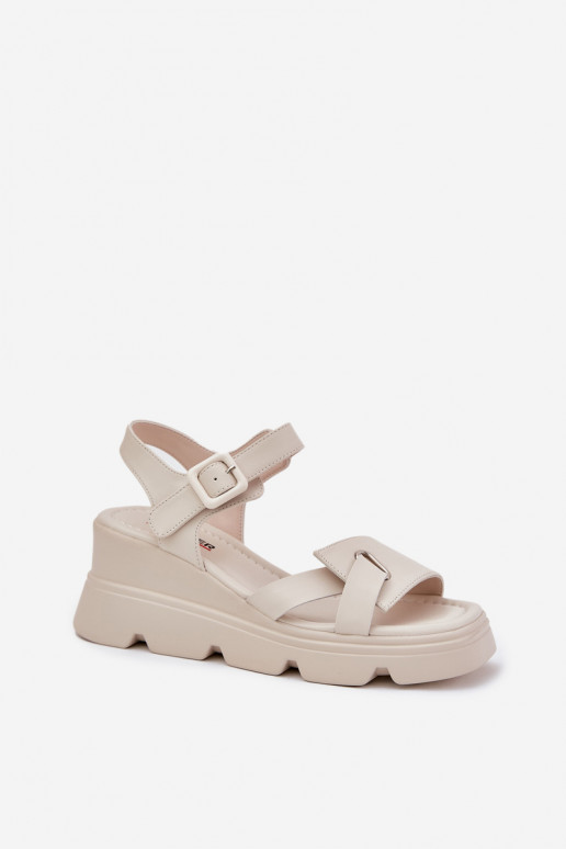 Moteriškos basutės Moteriškas Ant pleišto Artiker 54C1624 smėlio spalvos