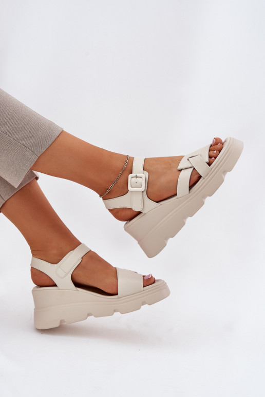 Moteriškos basutės Moteriškas Ant pleišto Artiker 54C1624 smėlio spalvos