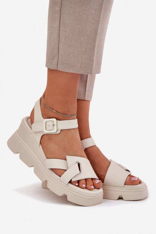 Moteriškos basutės Moteriškas Ant pleišto Artiker 54C1624 smėlio spalvos