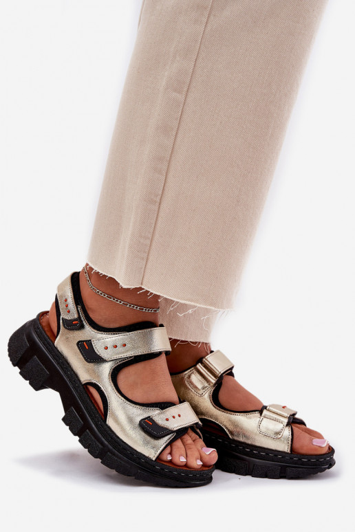 Moteriškos basutės Moteriškas Z su limpančiu užsegimuami Artiker 56C0469 aukso spalvos