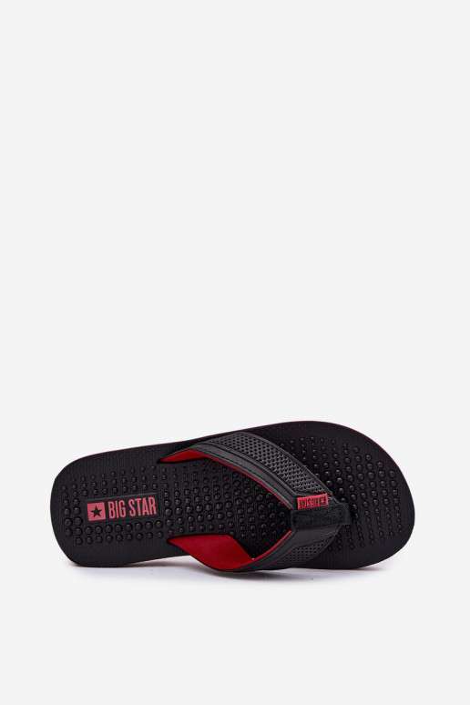 Vyriški Šlepetės Šlepetės Big Star RR174441 juodos spalvos