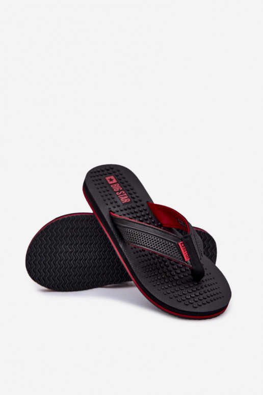 Vyriški Šlepetės Šlepetės Big Star RR174441 juodos spalvos