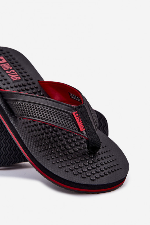 Vyriški Šlepetės Šlepetės Big Star RR174441 juodos spalvos