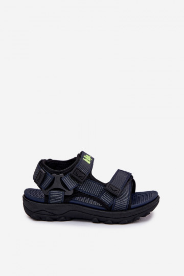 Tamsiai mėlynos spalvos vaikiški sandalai, Lee Cooper LCIN-25-34-3569K 2