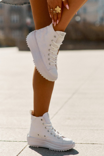 laisvalaikio batai su auliuku Moteriškas Lee Cooper LCIN-25-31-3461L baltos spalvos