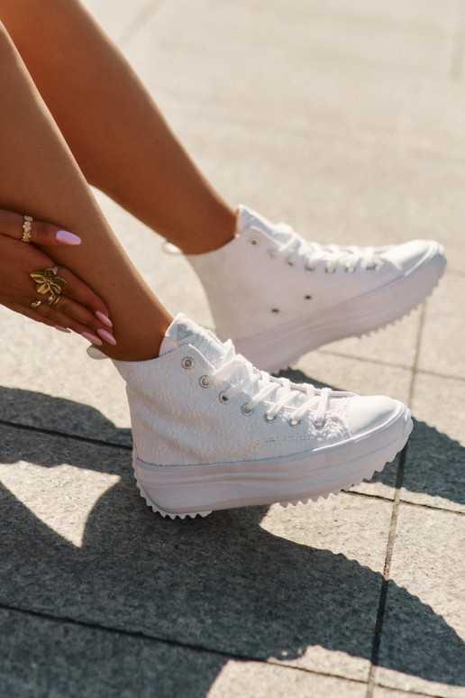 laisvalaikio batai su auliuku Moteriškas Lee Cooper LCIN-25-31-3461L baltos spalvos