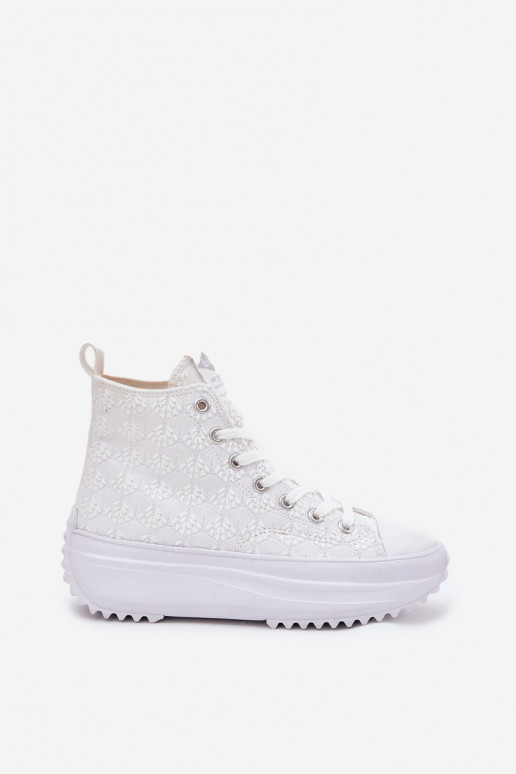 laisvalaikio batai su auliuku Moteriškas Lee Cooper LCIN-25-31-3461L baltos spalvos