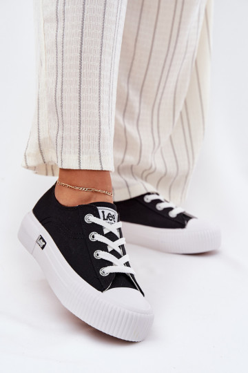 Laisvalaikio bateliai su platforma LEE ISLA C INOMEN LOIN 50251001 juodos spalvos